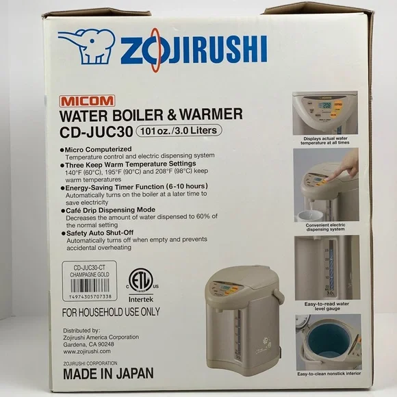 Like New-Zojirushi CD-JUC 3L Water Boiler and Dispenser - Picture 8 of 16